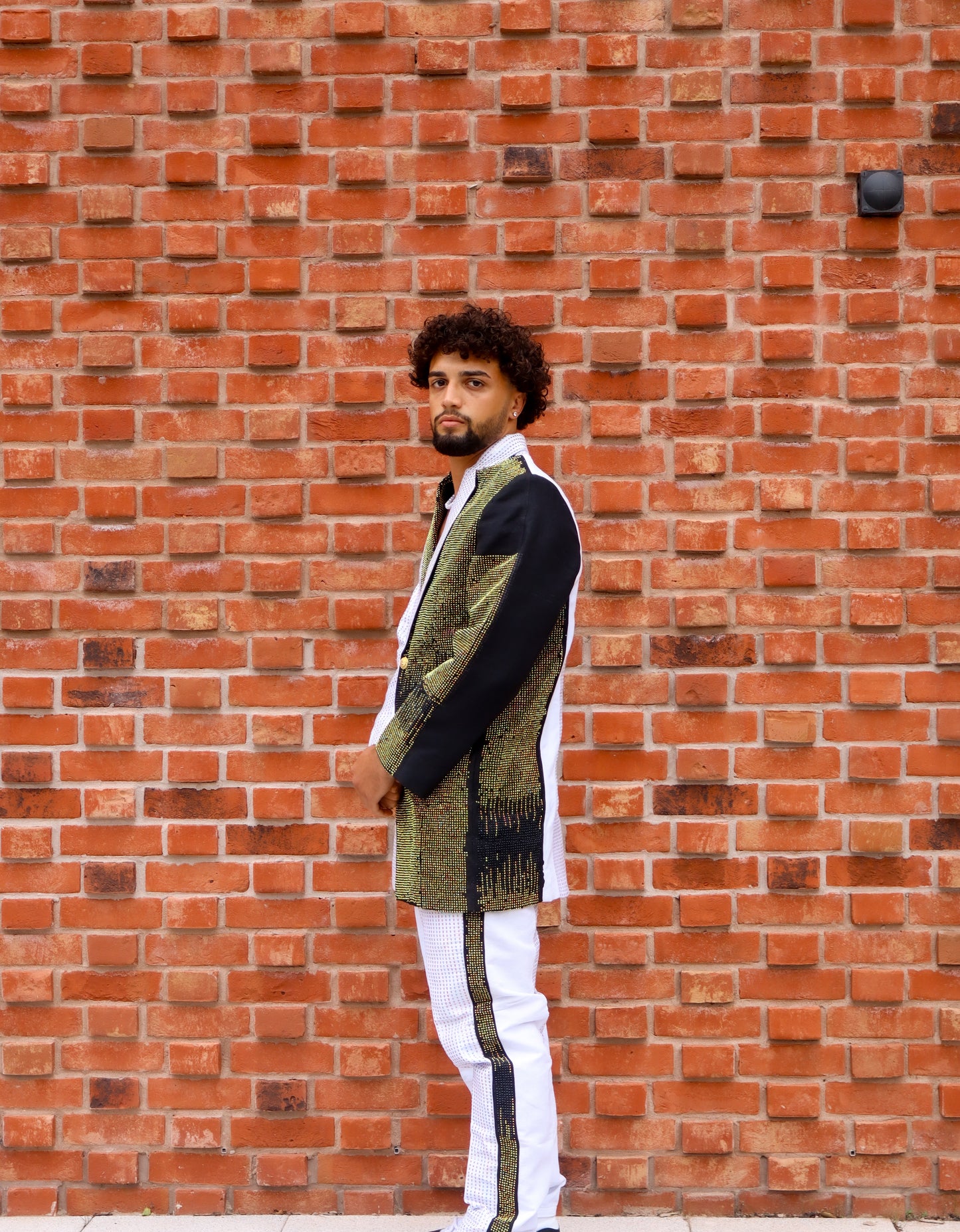 Gemini Glow Blazer with stones Set