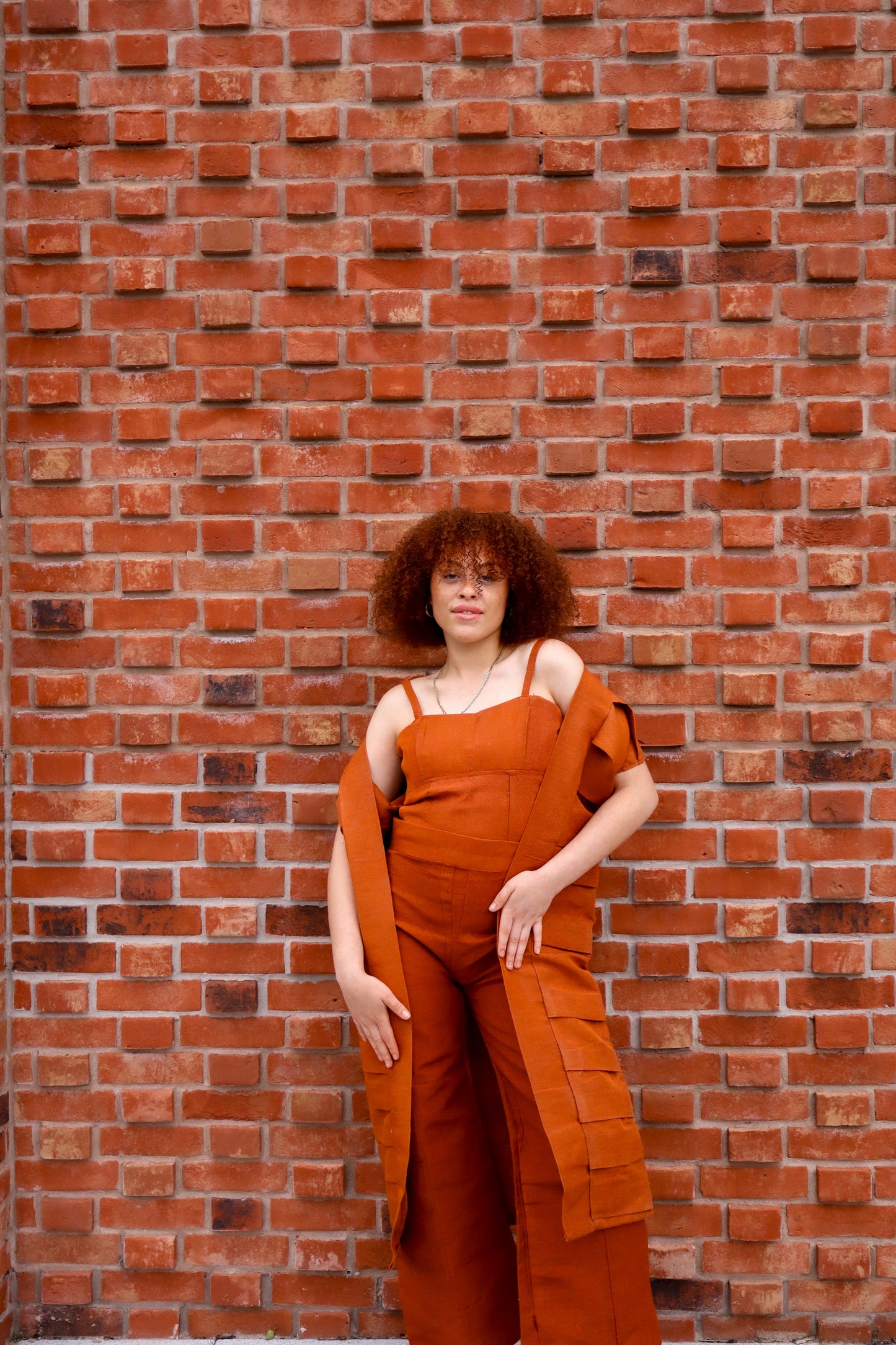 Terracotta Flow Set with a jacket