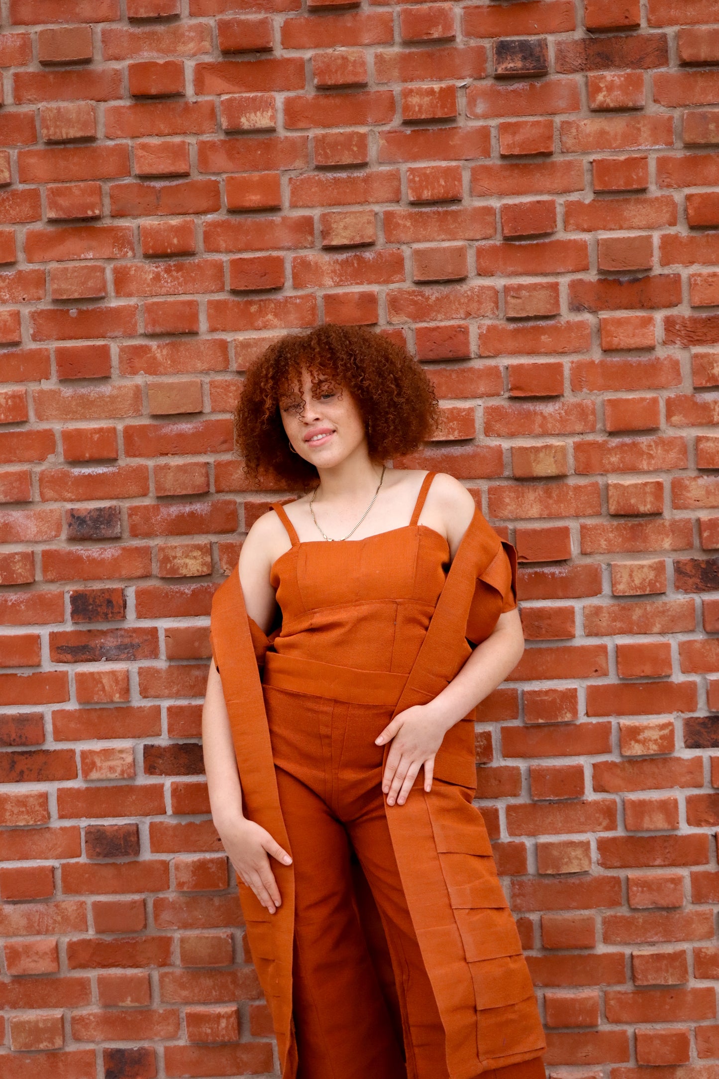Terracotta Flow Set with a jacket