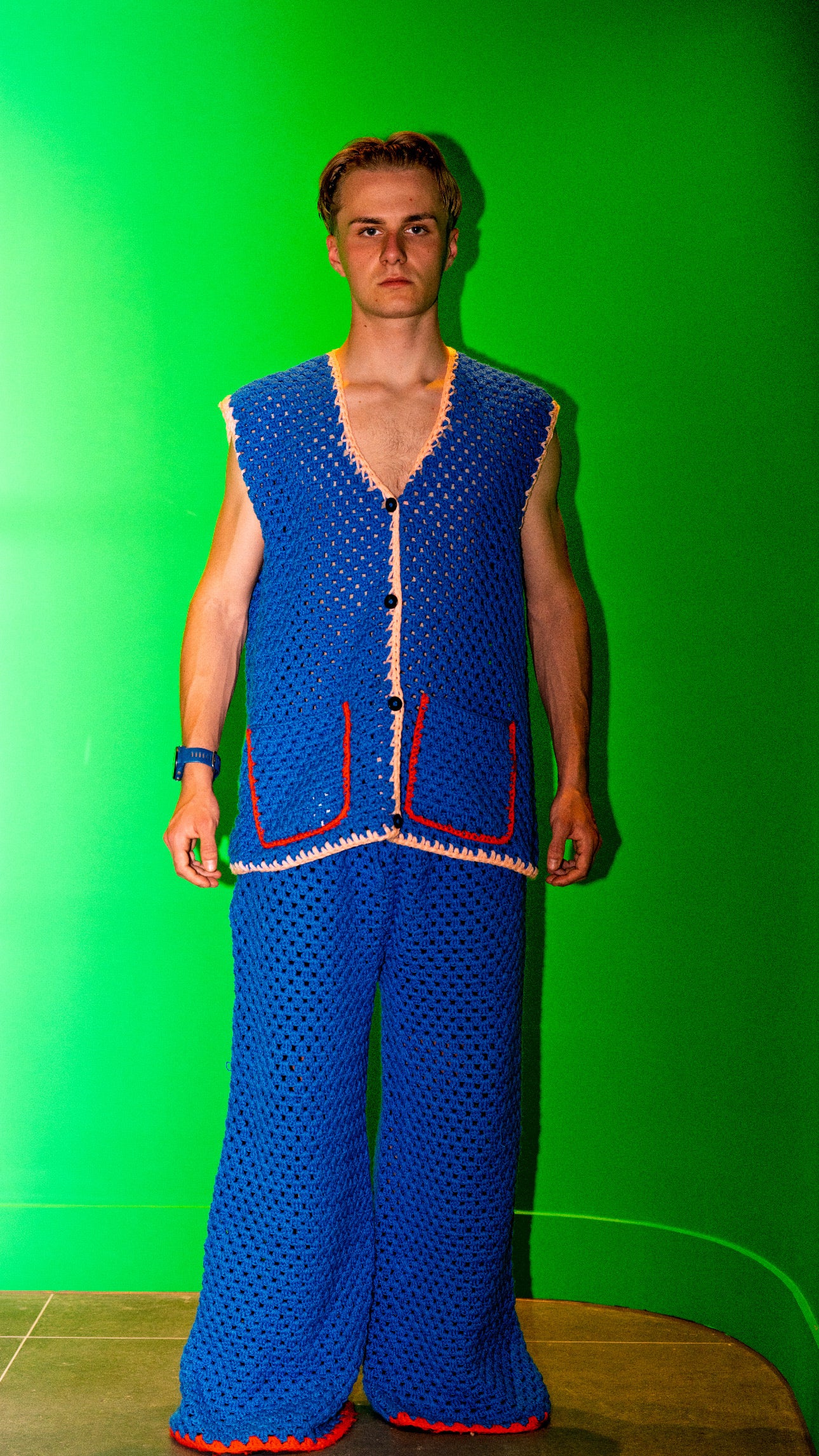 Unisex groove Grid Set