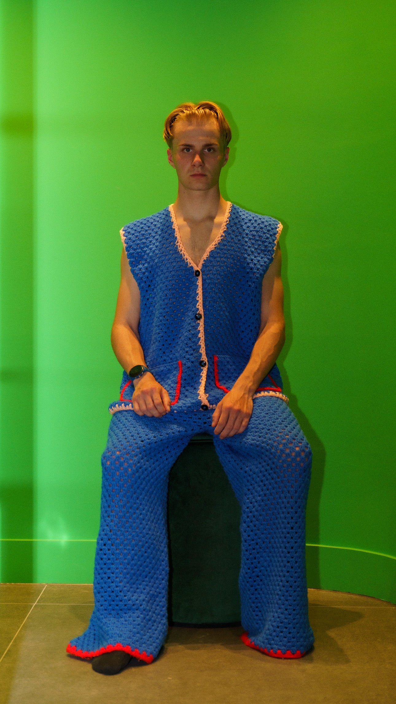 Unisex groove Grid Set
