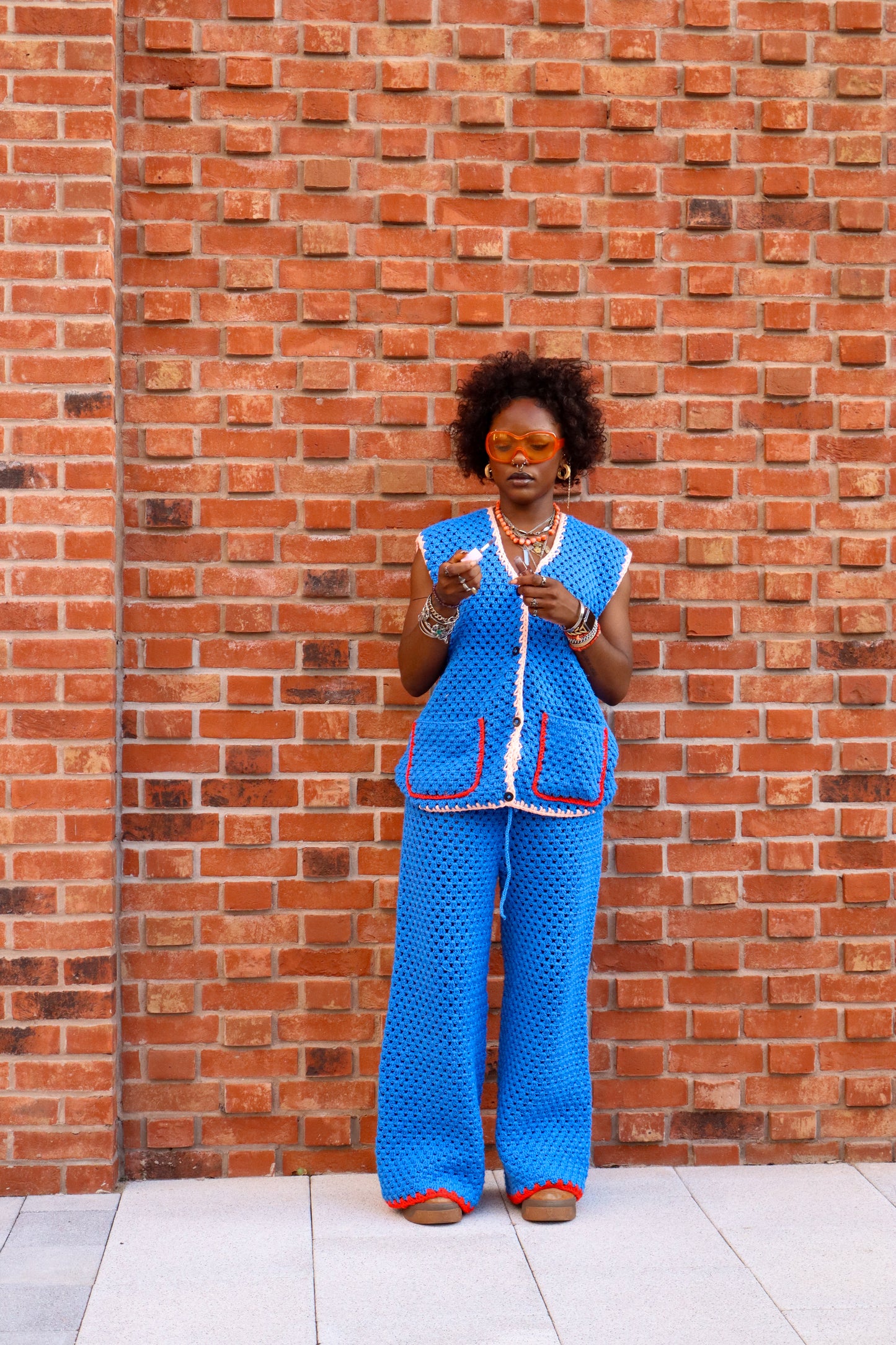 Unisex groove Grid Set