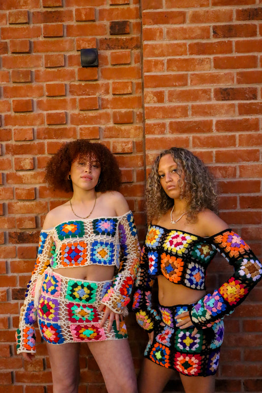 Boho Bloom Crochet Set