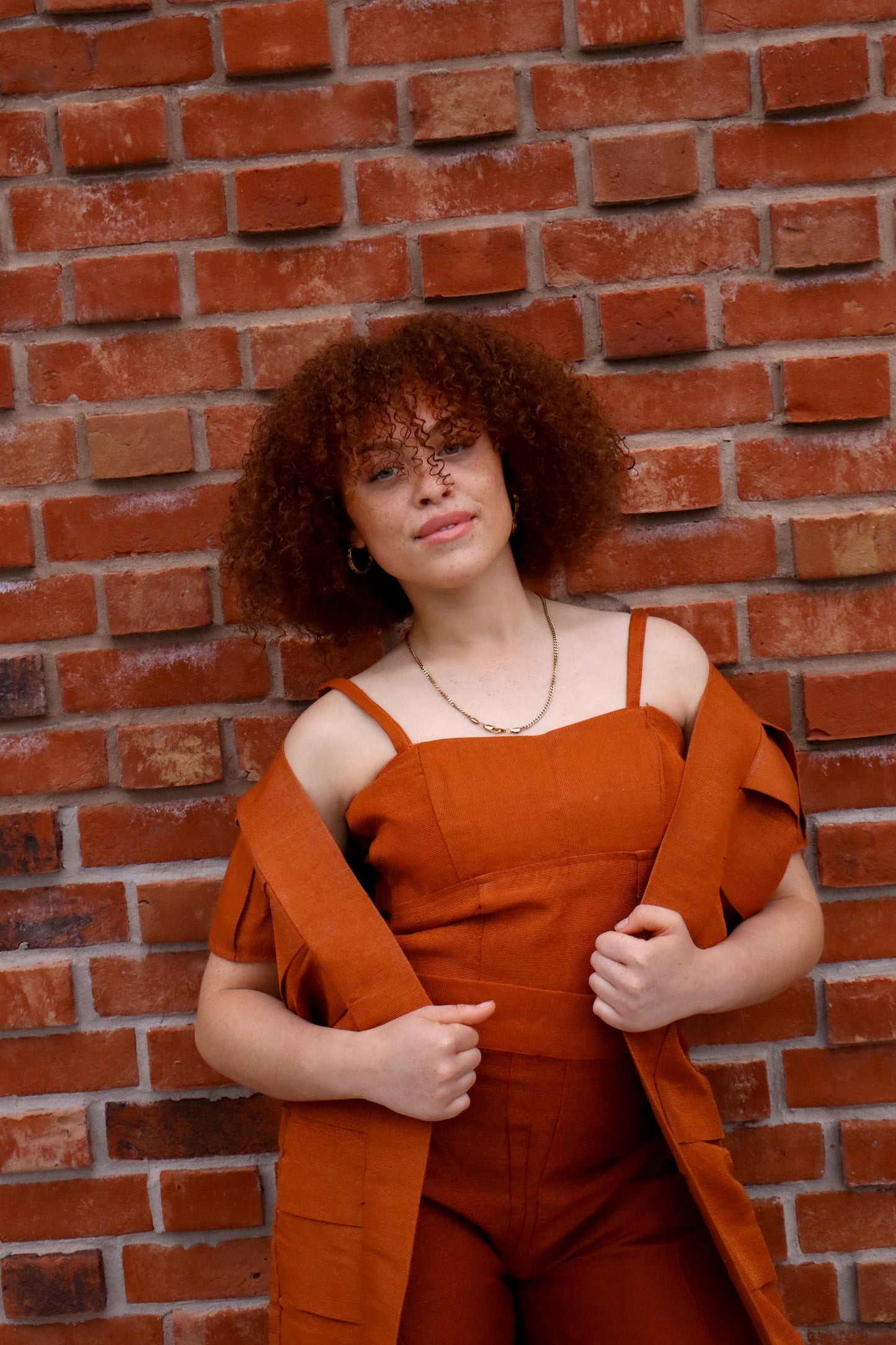 Terracotta Flow Set with a jacket