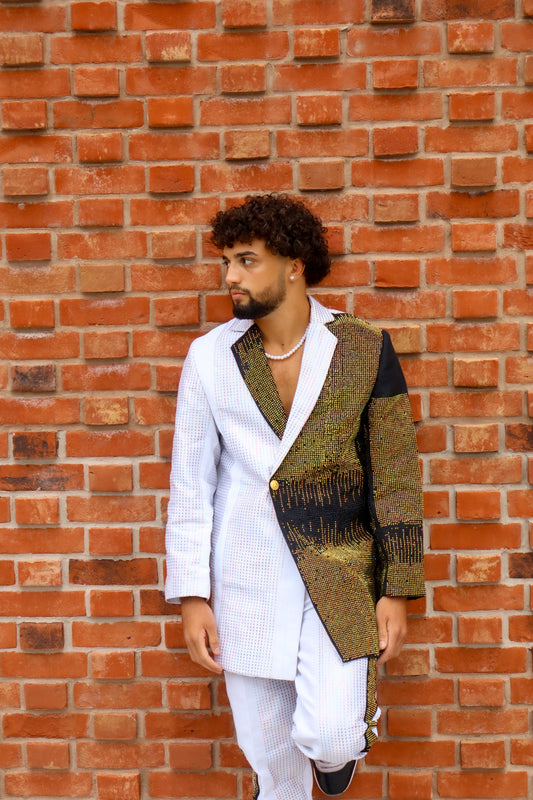 Gemini Glow Blazer with stones Set